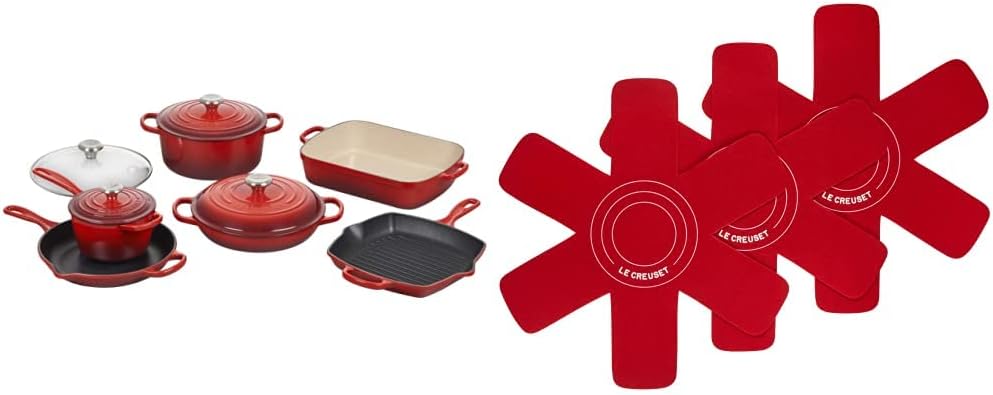 Le Creuset Signature Enameled Cast-Iron Cookware Set, 10-Piece product view
