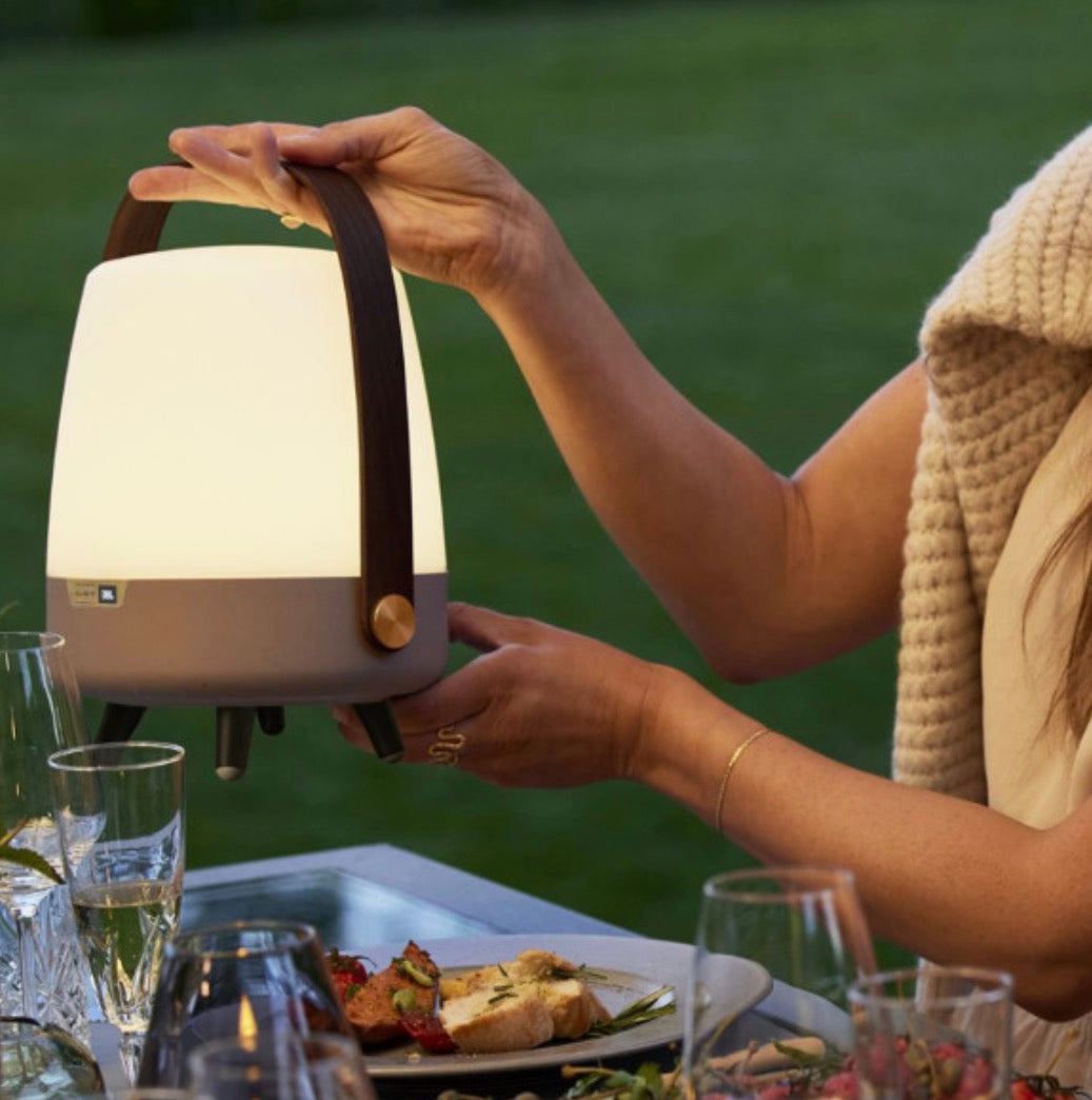 Kooduu Lite-Up Play Mini JBL Speaker & Lamp—
Colour: White/Earth product view