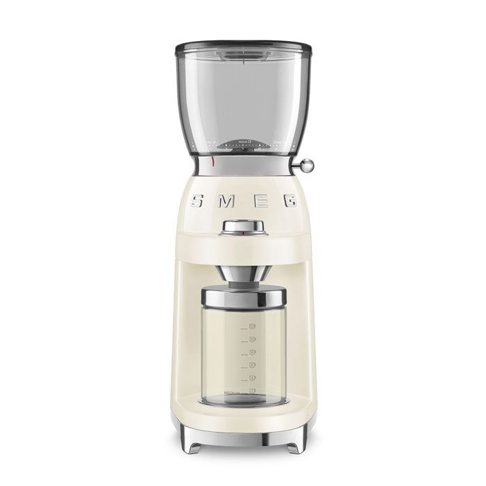 Smeg Cream Retro Coffee Grinder product view