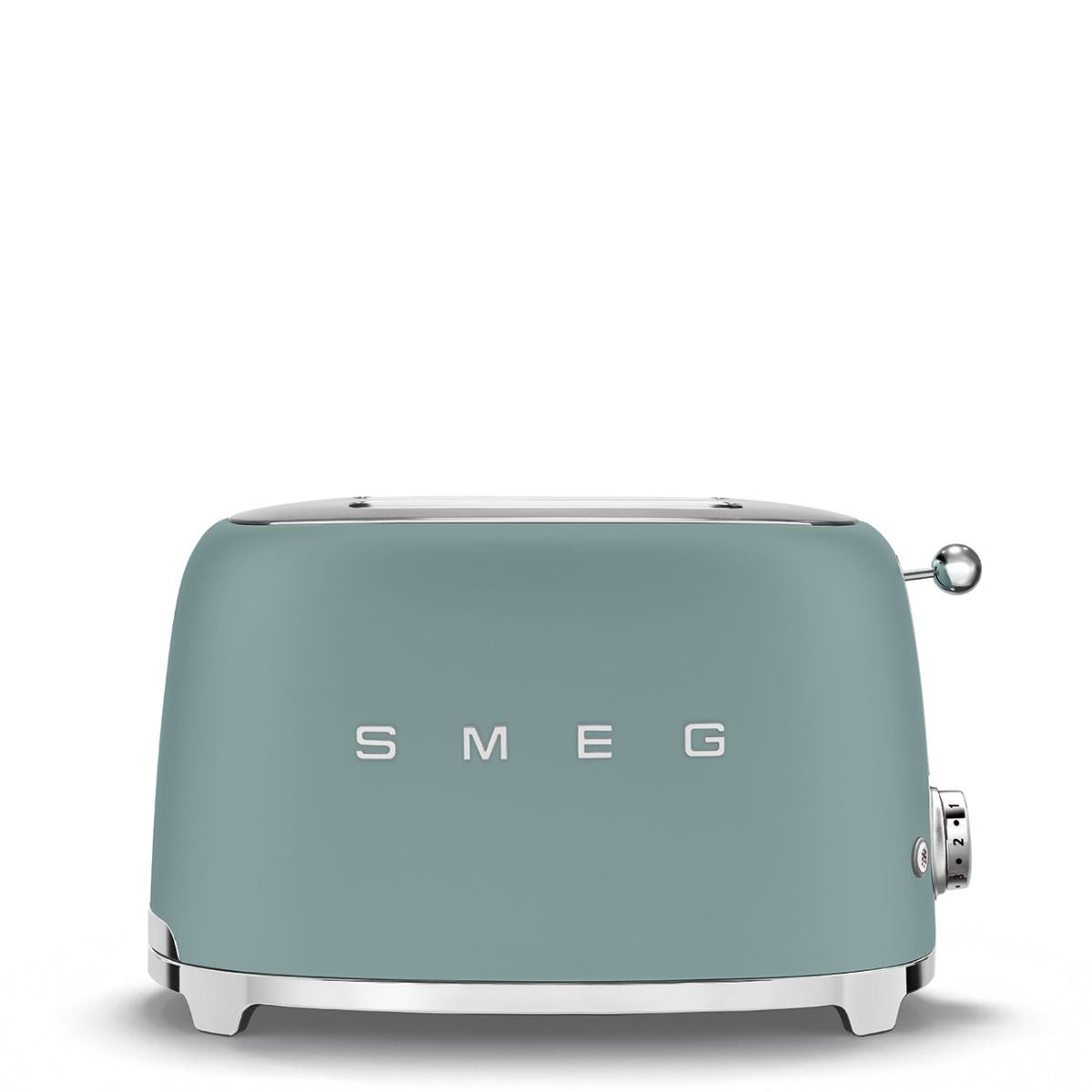 Smeg 2 slice Toaster Matte Emerald Green product view