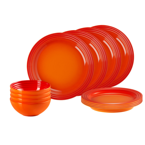 Le Creuset Set of 12 Vancouver Dinnerware product view