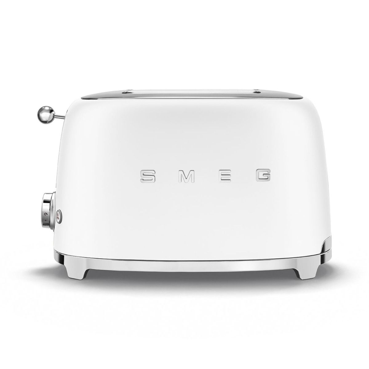 Smeg Matte White Retro 2 Slice Toaster product view