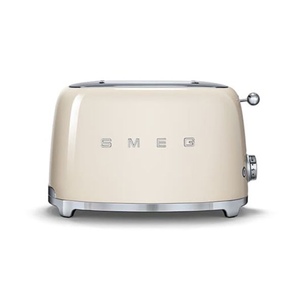 Smeg Retro 2 Slice Toaster Cream product view