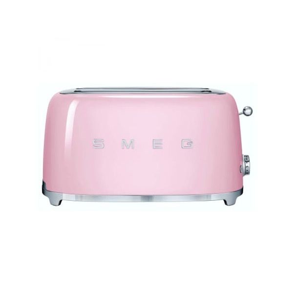 Smeg 4 Slice Pink Toaster product view