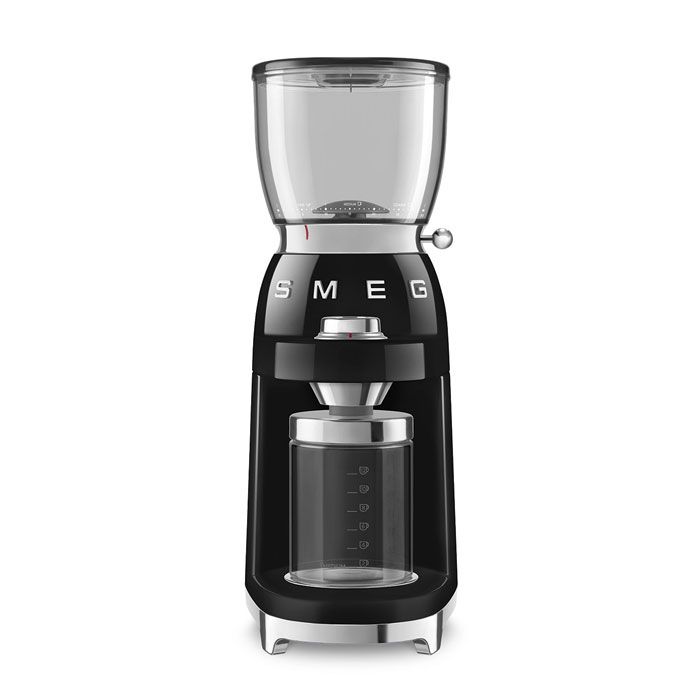 Smeg Black Retro Coffee Grinder product view