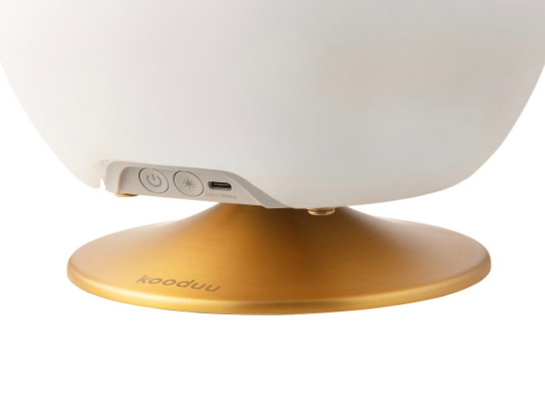 Kooduu Atmos All-In-One Wine Cooler Speaker & Lamp—
Colour: Brass product view