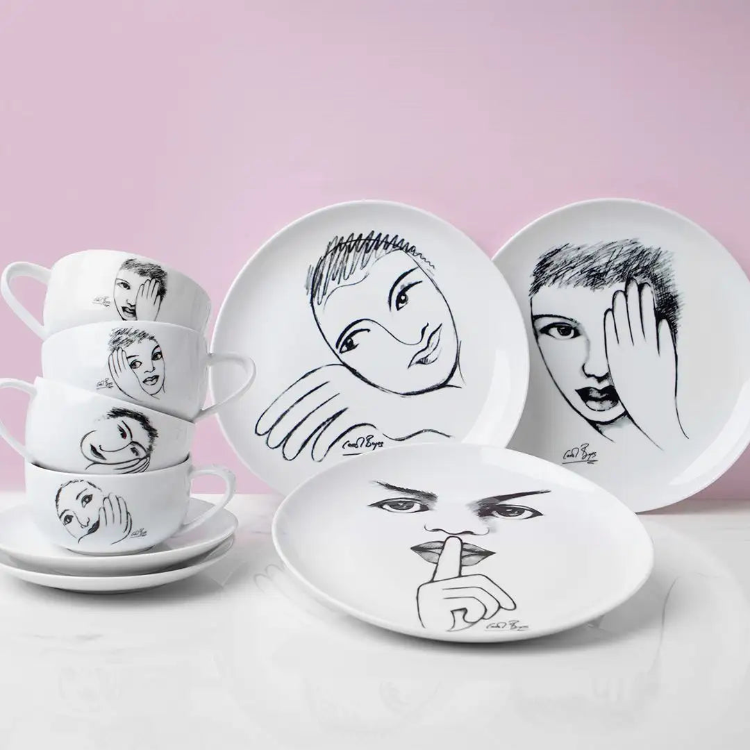 Carrol Boyes Sketchbook Mix DINNERWARE 12pc SET product view