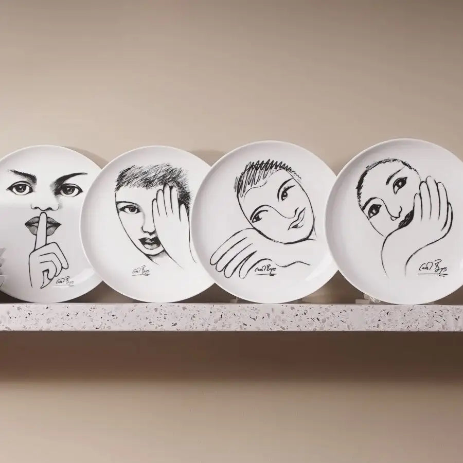 Carrol Boyes Sketchbook Mix SIDE PLATE SET OF 4 product view