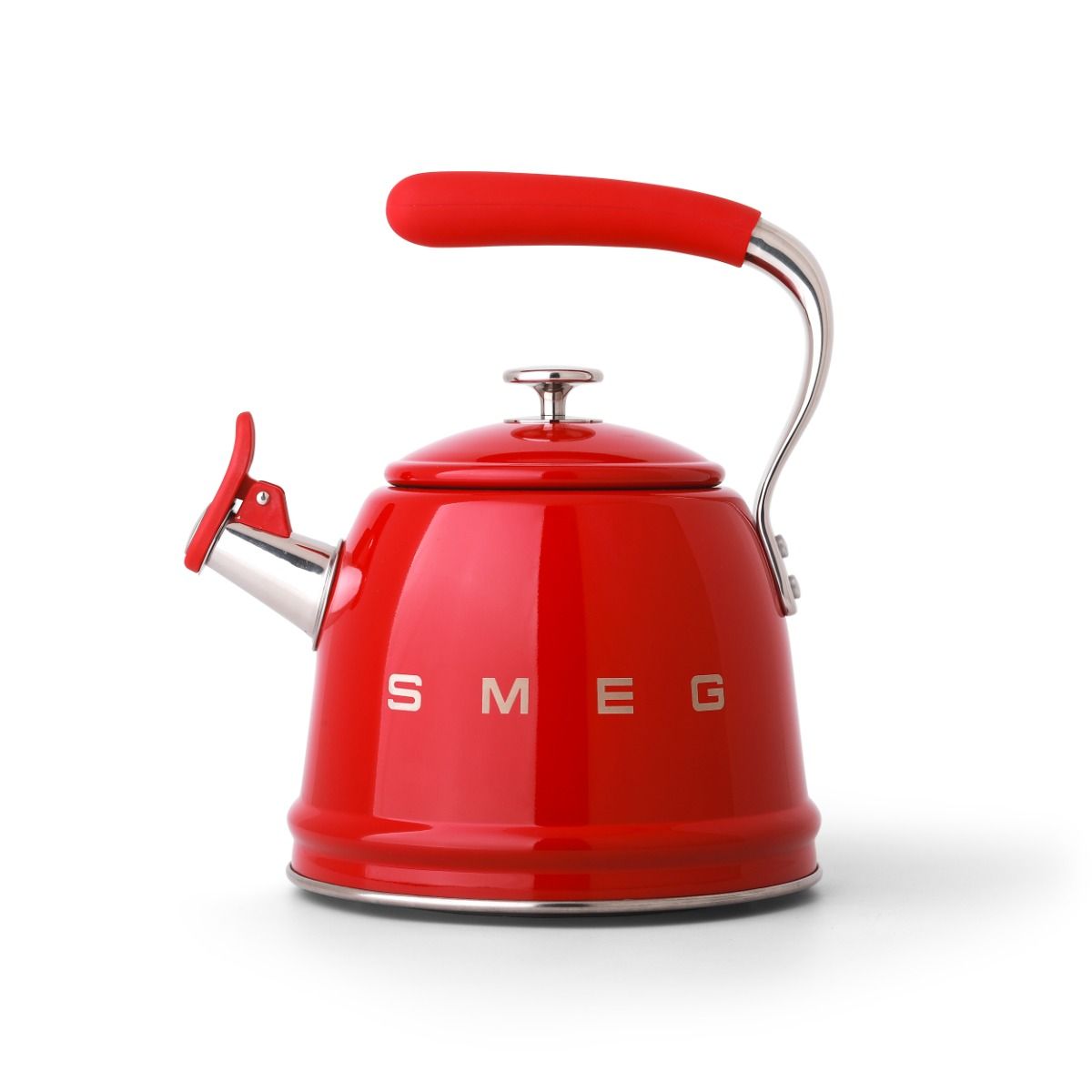 Smeg Whistling Kettle Red product view